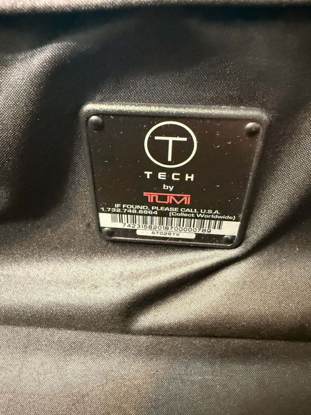 Tumi T-Tech Silver Hard Shell 2-Wheel Carry-On Suitcase